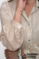 Afbeelding in Gallery-weergave laden, GEISHA BLOUSE SHINY VELVET LOOK silver
