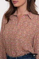 Afbeelding in Gallery-weergave laden, GEISHA BLOUSE pink/brown
