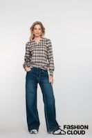 Load image into Gallery viewer, GEISHA JEANS WIDE dark blue denim

