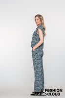Load image into Gallery viewer, GEISHA PANTS off white/blue
