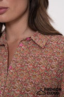 Afbeelding in Gallery-weergave laden, GEISHA BLOUSE pink/brown
