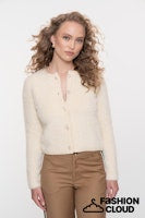 Load image into Gallery viewer, GEISHA CARDIGAN HAIRY off white
