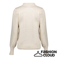 Load image into Gallery viewer, GEISHA PULL BASIC TURTLE LUREX off white/gold
