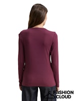 Afbeelding in Gallery-weergave laden, TOM TAILOR LONGSLEEVE CREW NECK bordeaux red
