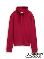 Afbeelding in Gallery-weergave laden, TOM TAILOR SWEATSHIRT SCUBA STAND UP COLLAR rumba red
