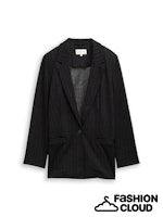 TOM TAILOR BLAZER WITH FESTIVE GLITTER FABRIC pinstripe with lurex