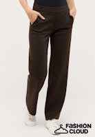 Load image into Gallery viewer, ANGELS BROEK LIZ EASY WIDE LEG espresso
