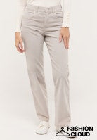 Afbeelding in Gallery-weergave laden, ANGELS BROEK LARA RIB WIDE LEG grey mom used
