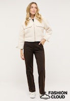 Load image into Gallery viewer, ANGELS BROEK LIZ EASY WIDE LEG espresso
