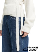 Load image into Gallery viewer, TOM TAILOR DENIM KNIT HAIRY WRAP CARDIGAN marble beige melange
