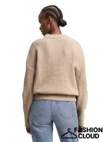 Load image into Gallery viewer, TOM TAILOR DENIM KNIT HAIRY CREW-NECK PULLOVER cosy beige melange
