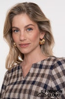 Load image into Gallery viewer, GEISHA TOP brown/gold
