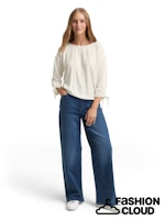 Load image into Gallery viewer, TOM TAILOR DENIM STRUCTURED STRIPE T-SHIRT off white
