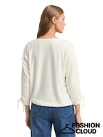 Load image into Gallery viewer, TOM TAILOR DENIM STRUCTURED STRIPE T-SHIRT off white
