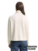 Afbeelding in Gallery-weergave laden, TOM TAILOR SWEATSHIRT SCUBA STAND UP COLLAR whisper white
