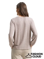 Load image into Gallery viewer, TOM TAILOR T-SHIRT COSY CREW NECK brown graphical minimal
