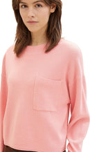 Afbeelding in Gallery-weergave laden, TOM TAILOR DENIM SPORTIVE KNIT PULLOVER crystal pink
