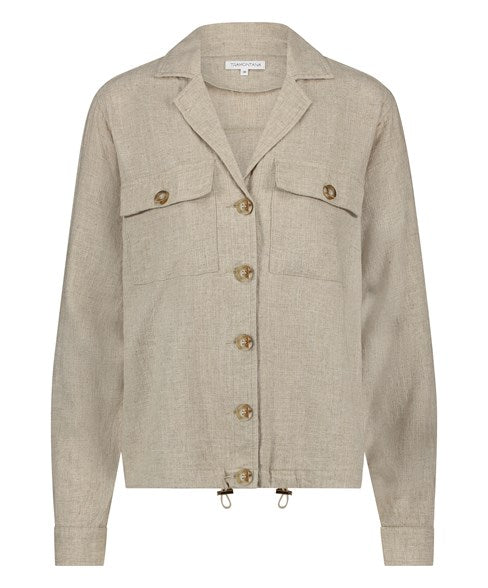 TRAMONTANA JACKET POCKETS sand melange
