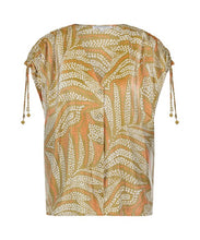 Afbeelding in Gallery-weergave laden, TRAMONTANA BLOUSE SUMMER SAFARI print bronze

