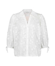 Afbeelding in Gallery-weergave laden, TRAMONTANA BLOUSE 3D FLOWER white
