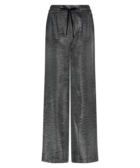 TRAMONTANA TROUSERS WIDE LEG silver