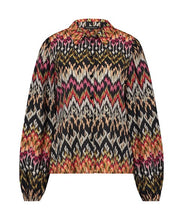 Afbeelding in Gallery-weergave laden, TRAMONTANA BLOUSE WINTER FESTIVAL print multi colours
