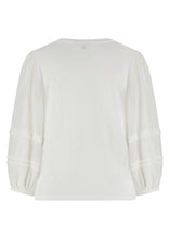 Load image into Gallery viewer, TRAMONTANA TOP PINTUCKS PUFF SLEEVE off white
