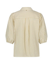 Afbeelding in Gallery-weergave laden, TRAMONTANA STRIPES PUFF SLEEVED BLOUSE sand
