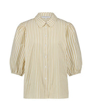 Afbeelding in Gallery-weergave laden, TRAMONTANA STRIPES PUFF SLEEVED BLOUSE sand
