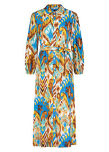 Afbeelding in Gallery-weergave laden, TRAMONTANA DRESS SPRING IKAT print whites
