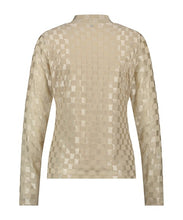 Load image into Gallery viewer, TRAMONTANA SHIRT MESH CHECKED oatlatte
