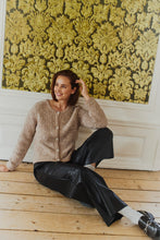 Load image into Gallery viewer, FREEQUENT BROEK VEGGY FAUX LEATHER FULL LENGTH black
