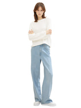 Load image into Gallery viewer, TOM TAILOR DENIM TAPE YARN PULLOVER off white
