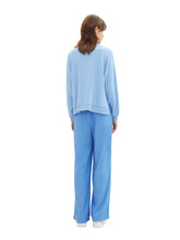 Afbeelding in Gallery-weergave laden, TOM TAILOR DENIM PLEATED WIDE LEG PANTS sicilian blue
