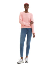 Load image into Gallery viewer, TOM TAILOR DENIM TAPE YARN PULLOVER crystal pink
