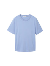 Load image into Gallery viewer, TOM TAILOR DENIM MODERN FLUENT T-SHIRT dusty cornflower
