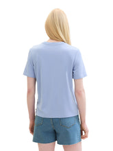 Load image into Gallery viewer, TOM TAILOR DENIM MODERN FLUENT T-SHIRT dusty cornflower
