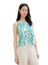 Load image into Gallery viewer, TOM TAILOR DENIM PRINTED VISCOSE TOP abstract white dot print
