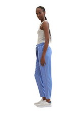 Load image into Gallery viewer, TOM TAILOR DENIM INDIGO PAPAERBAG PANTS bright mid blue chambray

