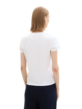 Load image into Gallery viewer, TOM TAILOR DENIM PRINTED BASIC T-SHIRT white
