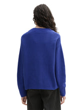 Load image into Gallery viewer, TOM TAILOR DENIM V-NECK CARDIGAN anemone blue
