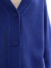 Load image into Gallery viewer, TOM TAILOR DENIM V-NECK CARDIGAN anemone blue
