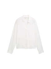 Afbeelding in Gallery-weergave laden, TOM TAILOR DENIM OPEN COLLAR BLOUSE off white
