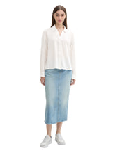 Afbeelding in Gallery-weergave laden, TOM TAILOR DENIM OPEN COLLAR BLOUSE off white
