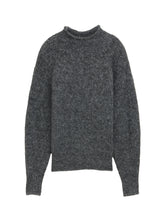 Load image into Gallery viewer, TOM TAILOR DENIM HAIRY MOCK NECK PULLOVER shale grey melange
