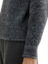 Load image into Gallery viewer, TOM TAILOR DENIM HAIRY MOCK NECK PULLOVER shale grey melange
