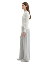 Afbeelding in Gallery-weergave laden, TOM TAILOR DENIM SCUBA PALAZZO PANTS cement grey melange
