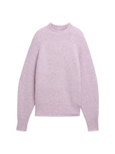 Load image into Gallery viewer, TOM TAILOR DENIM HAIRY MOCK NECK PULLOVER light lilac melange
