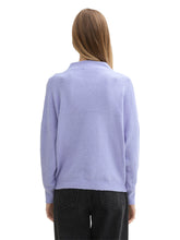 Load image into Gallery viewer, TOM TAILOR STRUCTURED BATWING PULLOVER soft lilac melange
