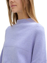 Load image into Gallery viewer, TOM TAILOR STRUCTURED BATWING PULLOVER soft lilac melange
